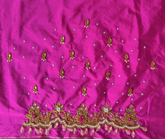 NR896MP - Magenta Pink Colour Maggam Work Blouse