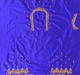 NR896IB - Ink Blue Colour Maggam Work Blouse