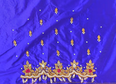 NR896IB - Ink Blue Colour Maggam Work Blouse