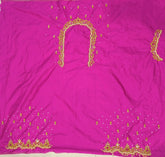 NR896P - Pink Colour Maggam Work Blouse