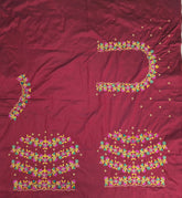 NR480DM - Dark Maroon Colour Computer Multi Work Blouse