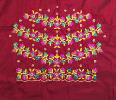 NR480DM - Dark Maroon Colour Computer Multi Work Blouse