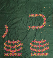 NR480BG - Bottle Green Colour Computer Multi Work Blouse