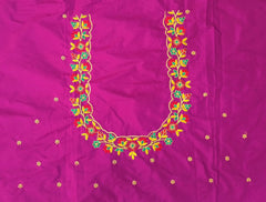 NR480MP - Magenta Pink Colour Computer Multi Work Blouse