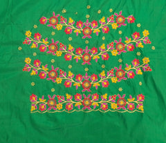 NR480G - Green Colour Computer Multi Work Blouse