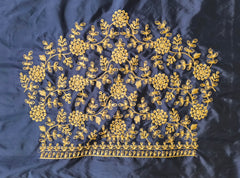 NR396NB -Navy Blue Colour Computer Work Blouse