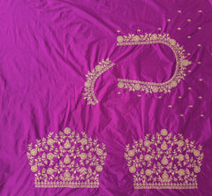 NR396MP -Magenta Pink Colour Computer Work Blouse