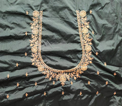 NR396BG - Bottle Green Colour Computer Work Blouse