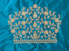 NR396RG -Rama Green Colour Computer Work Blouse