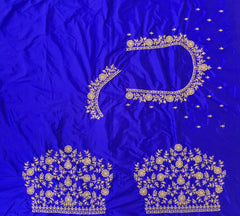 NR396IB -Ink Blue Colour Computer Work Blouse