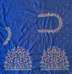 NR475NB - Navy Blue Colour Computer Multi Work Blouse