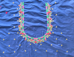 NR475NB - Navy Blue Colour Computer Multi Work Blouse