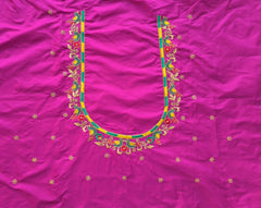 NR475P - Pink Colour Computer Multi Work Blouse