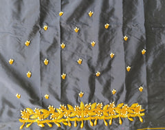 NR750BL - Black Colour Maggam Work Blouse