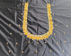 NR750BL - Black Colour Maggam Work Blouse