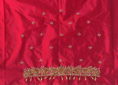 NR750R - Red Colour Maggam Work Blouse