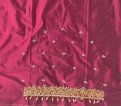 NR750MR - Maroon Colour Maggam Work Blouse