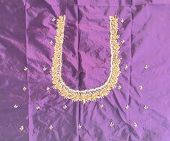 NR750WN - Wine Colour Maggam Work Blouse