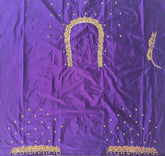 NR750V - Violet Colour Maggam Work Blouse
