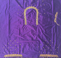 NR750V - Violet Colour Maggam Work Blouse