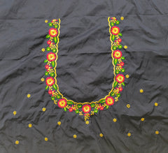 NR449BL - Black Colour Computer Multi Work Blouse