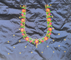 NR449NB - Navy Blue Colour Computer Multi Work Blouse