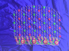 NR449IB - Ink Blue Colour Computer Multi Work Blouse