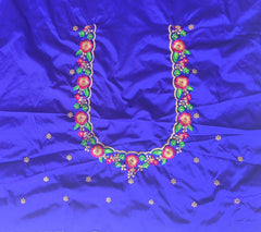 NR449IB - Ink Blue Colour Computer Multi Work Blouse