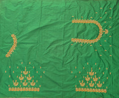 NR849G- Green Colour Computer Maggam Work Blouse