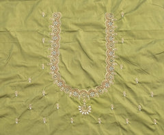 NR849MD- Mahendi Colour Computer Maggam Work Blouse