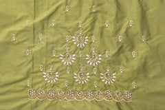 NR849MD- Mahendi Colour Computer Maggam Work Blouse