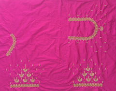 NR849P- Pink Colour Computer Maggam Work Blouse