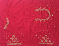 NR849R- Red Colour Computer Maggam Work Blouse