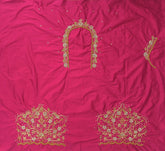 NR1148TP - Tomato Pink Colour Maggam Work Blouse