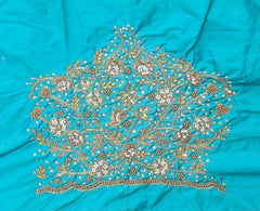 NR1148SG - Sea Green Colour Maggam Work Blouse