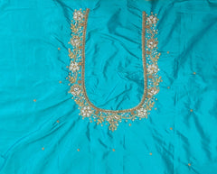 NR1148SG - Sea Green Colour Maggam Work Blouse