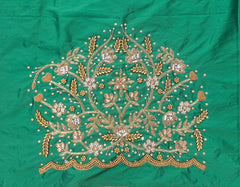 NR1148G - Green Colour Maggam Work Blouse
