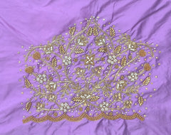 NR1148LV - Lavender Colour Maggam Work Blouse