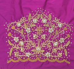 NR1148MP - Magenta Pink Colour Maggam Work Blouse