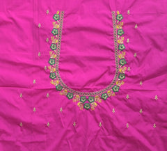 NR485P -Pink Colour Computer Multi Work Blouse