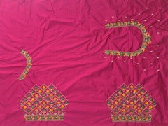 NR485TP -Tomato Pink Colour Computer Multi Work Blouse