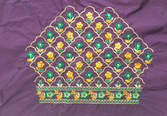 NR485WN - Wine Colour Computer Multi Work Blouse