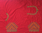 NR485MR -Mirchi Red Colour Computer Multi Work Blouse