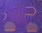 NR485V - Violet Colour Computer Multi Work Blouse