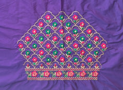 NR485V - Violet Colour Computer Multi Work Blouse