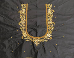 NR1248BL - Black Colour Maggam Work Blouse