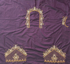 NR1248WN - Wine Colour Maggam Work Blouse