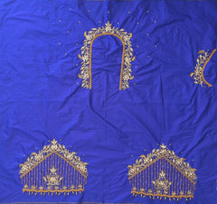 NR1248IB -Ink Blue Colour Maggam Work Blouse