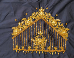 NR1248NB - Navy Blue Colour Maggam Work Blouse