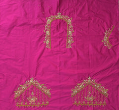 NR1248P - Pink Colour Maggam Work Blouse